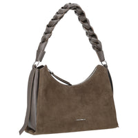 Coccinelle Boheme Suede Bimaterial - Schultertasche 30 cm (fango/fango) - Ansicht 5