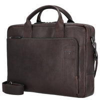 Strellson Hyde Park 1.0 Charles - Borsa da lavoro M 15" 39 cm (darkbrown)