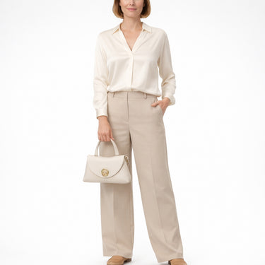 Coccinelle Nikla - Henkeltasche 26 cm (pearl/cognac) - Ansicht 7