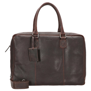 Burkely Antique Avery Worker - Borsa per laptop 15.6'' 42 cm (marrone scuro)