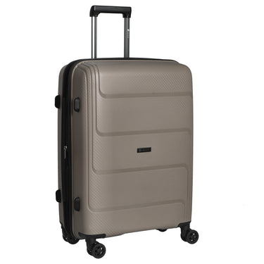 CHECK.IN St. Louis - 4 - Rollen - Trolley 67 cm erw. (taupe) - Markenkoffer