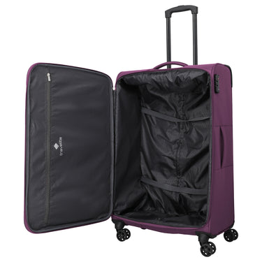 Travelite Priego - 4-Rollen-Trolley 77 cm (berry) - Ansicht 6