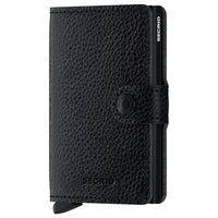 Secrid Vegetable Tanned Miniwallet - Portafoglio RFID 6.5 cm (nero-nero)
