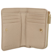 Coccinelle Metallic Soft - Portafoglio 6cc 13 cm (sabbia shell)