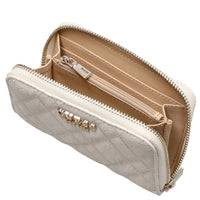 Guess Isemay SLG Medium Zip - Portafoglio (Colore: off white)
