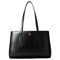 Calvin Klein Work Medium - Shopper 36 cm (nero/oro antico chiaro)