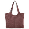 Coccinelle C-Easy Suede - Borsa shopper L 35 cm (berry/berry)