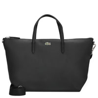 Lacoste L.12.12 Concept Tote - Borsa a mano 28 cm (nero)