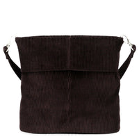 zwei Mademoiselle M8 - Schultertasche 25 cm (cord-espresso) - Ansicht 4