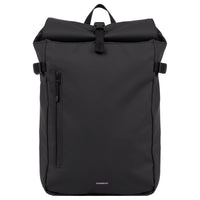 Sandqvist Stream Slim Rolltop - Zaino M 14" 60 cm (black)
