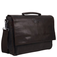 Strellson Brick Lane Jim - Messenger Bag L 40 cm (dark brown) - Ansicht 2