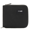 pacsafe RFIDsafe Zip Around Wallet - Portafoglio 6cc 11 cm (jet black)