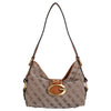 Guess Camden Mini - Borsa a tracolla 24 cm (latte logo/cognac)