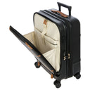 Brics Bellagio - 4-Rollen-Kabinentrolley mit Vortasche 55 cm erw. recycelt (black/tan) - Ansicht 7