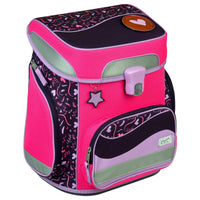 Scooli EasyFit Glow DIN - Set di Zaini Scolastici 5 pezzi (Heartbeat)