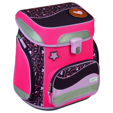 Scooli EasyFit Glow DIN - Schulranzen Set 5tlg. (Heartbeat) - Ansicht 2