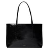 Calvin Klein Foil Logo Glossy Tote - Borsa Shopper 49 cm (black)