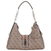 Guess Yvonne Logo Hobo - Shoulder Bag 32 cm (latte logo)
