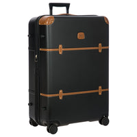 Brics Bellagio - 4 - Rollen - Trolley 76 cm erw. recycelt (black/tan) - Markenkoffer