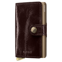 Secrid Miniwallet Naplak - Kreditkartenetui 6cc 10.2 cm RFID (mahogany+)