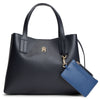Tommy Hilfiger Icon Mini Satchel - Borsa a mano 28 cm (black)