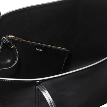 Calvin Klein Foil Logo Glossy Tote - Shopper 49 cm (black) - Ansicht 3