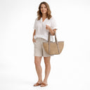 abro Cosmo Raffia - Shopper medium 44 cm (siena) - Ansicht 7