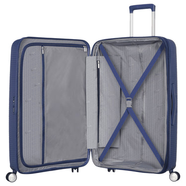 American Tourister Soundbox - 4-Rollen-Trolley 77 cm erw. (blau) - Ansicht 5