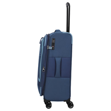 Travelite Corsiica - 4-Rollen-Trolley M 67 cm erw. (blue) - Ansicht 5