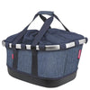 KLICKfix reisenthel Bikebasket GT 21 - Portapacchi cesta (UniKlip 2) (leo nero)