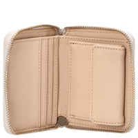 Guess Laurel II SLG Small Zip Around - Portafoglio 4cc 11 cm (ivory)