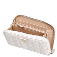 Guess Stacey SLG Medium Zip - Portafoglio 4cc 14 cm (off white)