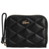 Lacoste Crocodelle Puffed - Portafoglio 8cc 10,5 cm (colore: nero)