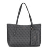 Guess Brenton Top Zip Tote - Borsa shopper (coal logo)