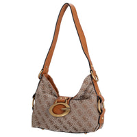 Guess Camden Mini - Schultertasche 24 cm (latte logo/cognac) - Ansicht 2