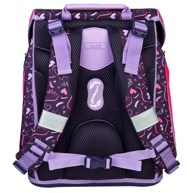 Scooli EasyFit Glow DIN - Schulranzen Set 5tlg. (Heartbeat) - Ansicht 3