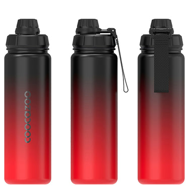 Coocazoo Zubehör Edelstahl 700 ml - Trinkflasche (Gardient Red) - Ansicht 2