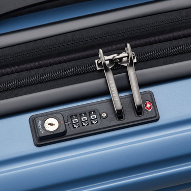Delsey Paris Caumartin Plus - 4-Rollen-Kabinentrolley Slim S 55 cm erw. (zink blau) - Ansicht 4