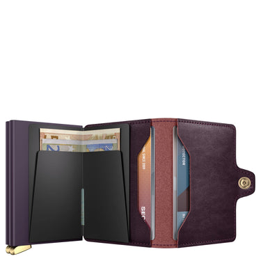 Secrid Twinwallet Basco - Kreditkartenetui 12cc 10.2 cm RFID (bordeaux+) - Ansicht 6