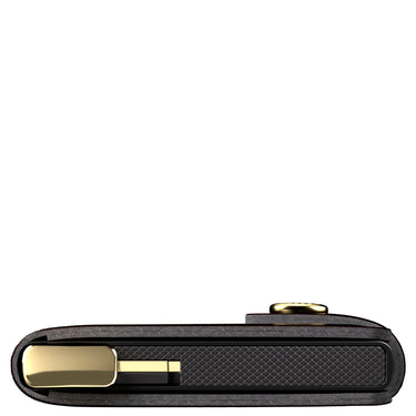 Secrid Miniwallet Stitch Floral - Kreditkartenetui 6cc 10.2 cm RFID (black+) - Ansicht 4