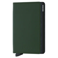 Secrid Matte Slimwallet - Geldbörse RFID 6.8 cm (green-black)