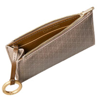 Calvin Klein Emblem AOP Top Zip - Portacarte 4cc 13 cm (nero aop)