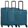 Travelite Umbria - Set trolley con 4 ruote 3 pz. (petrol)