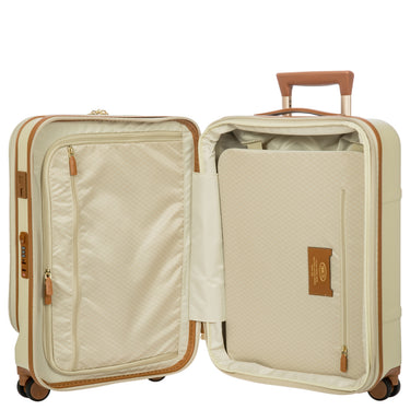 Brics Bellagio - 4-Rollen-Kabinentrolley mit Vortasche 55 cm erw. recycelt (cream) - Ansicht 6