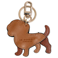 Seidenfelt My Dachshund - Anhänger (brown shades)
