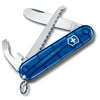 Victorinox "My First Victorinox" - Coltellino svizzero per bambini (trasparente blu)