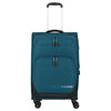 Travelite Kick Off - 4-Wheel Trolley M 67 cm erw. (petrol)