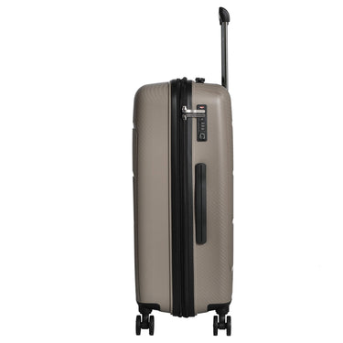 CHECK.IN St. Louis - 4 - Rollen - Trolley 67 cm erw. (taupe) - Markenkoffer