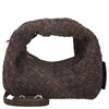 Les Visionnaires Greta Micro Weave Cozy - Borsa a tracolla 20 cm (dark brown)