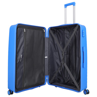 Travelite Pacific - 4-Rollen-Trolley L 78 cm (blue) - Ansicht 6